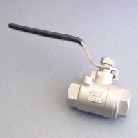 Stainless Steel Ball Valve, 2-Pcs